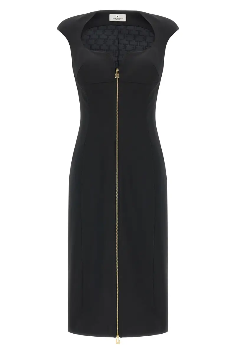 Abito Scollo A Cuore Nero