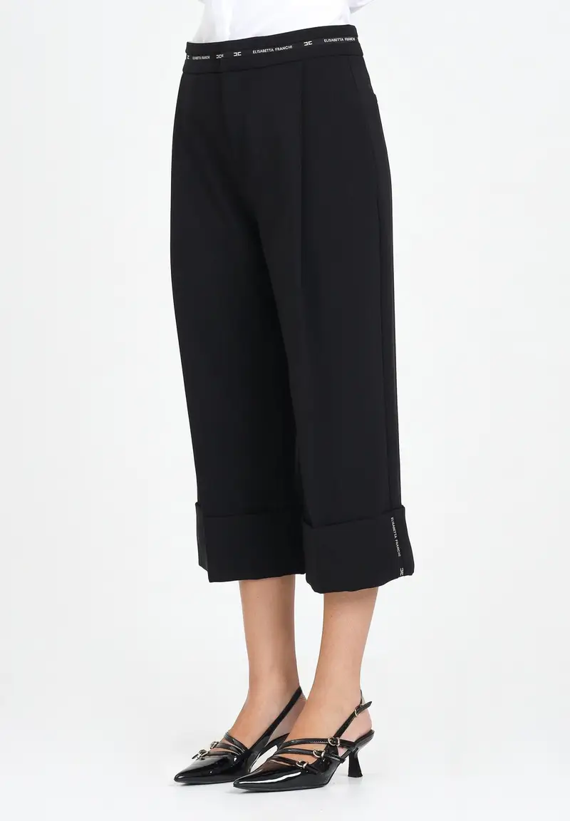 ELISABETTA FRANCHI Bermuda Donna Nero 1144406