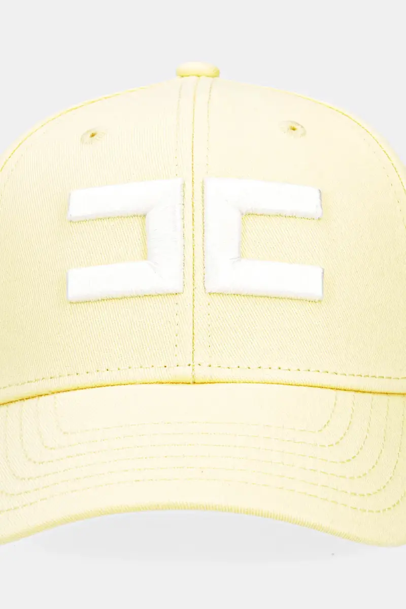 berretto da baseball in cotone colore giallo con applicazione CL06F51E2 miniatura 2