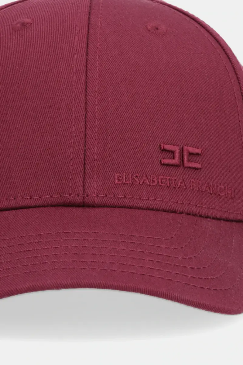 berretto da baseball in cotone colore granata CL18F57E2 miniatura 2