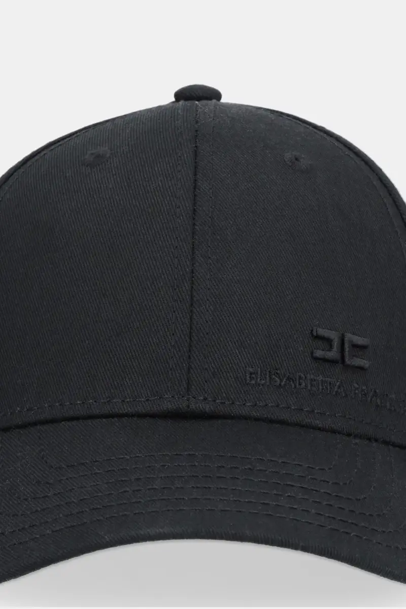berretto da baseball in cotone colore nero CL18F57E2 miniatura 2