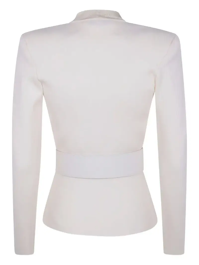 ELISABETTA FRANCHI Blazer Bianco 4195982 miniatura 2