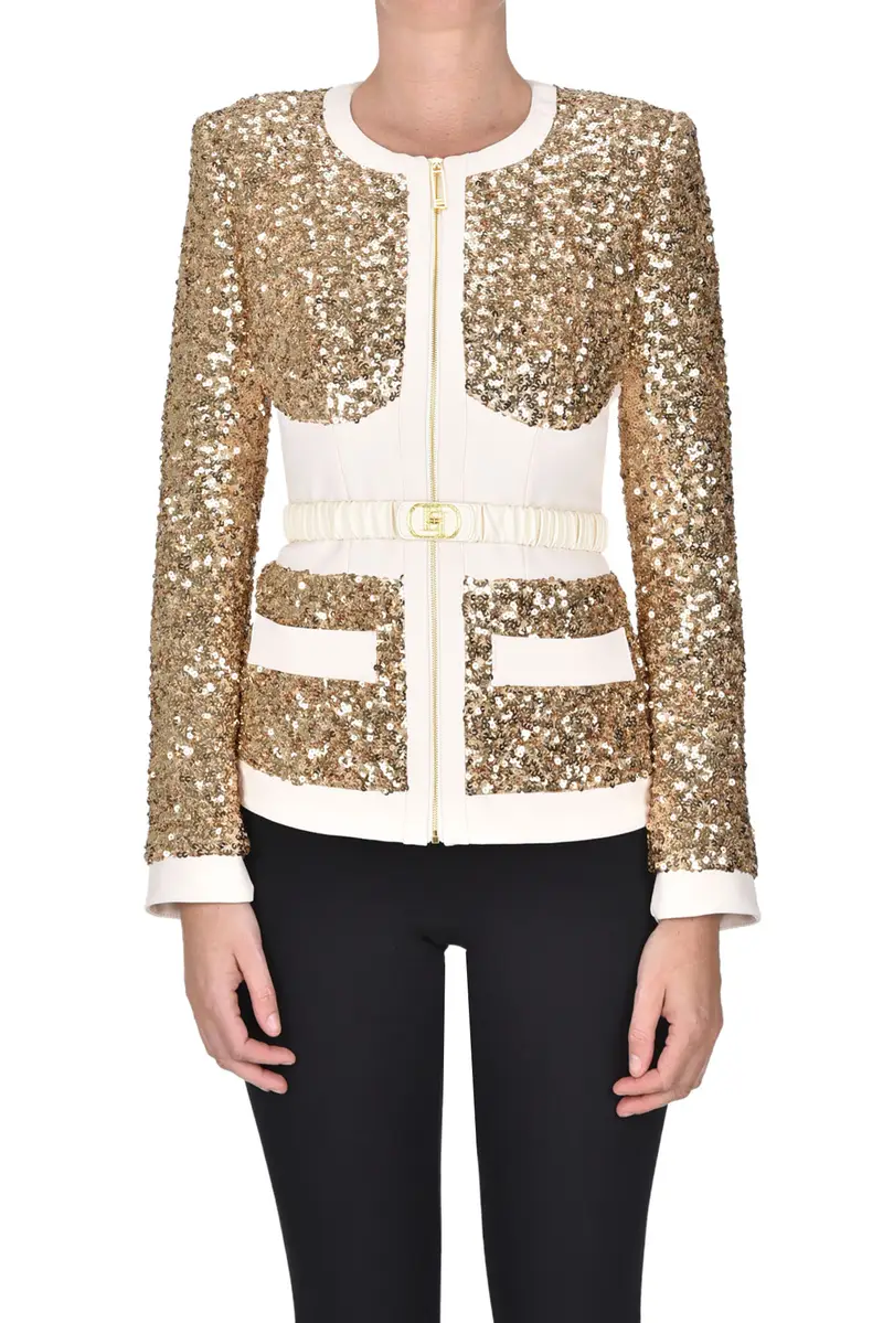 ELISABETTA FRANCHI Blazer Oro 2523863