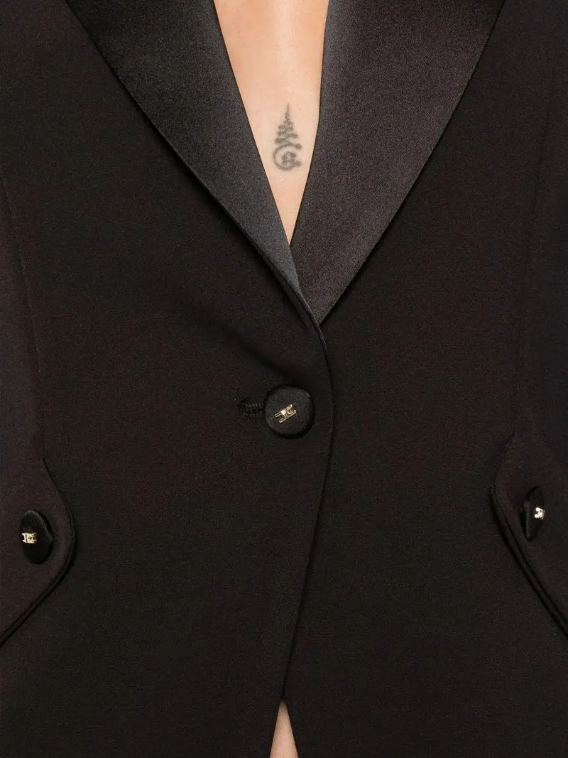 ELISABETTA FRANCHI Blazer Nero 3872102 miniatura 3