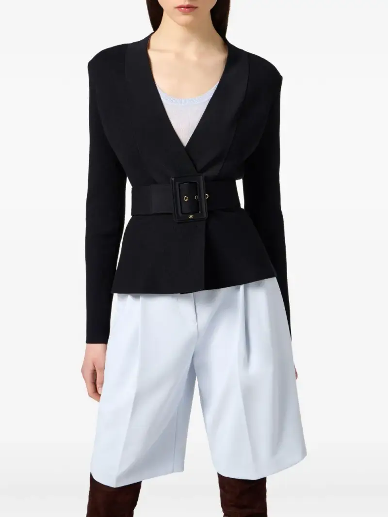 ELISABETTA FRANCHI Blazer Nero 3872114 miniatura 3