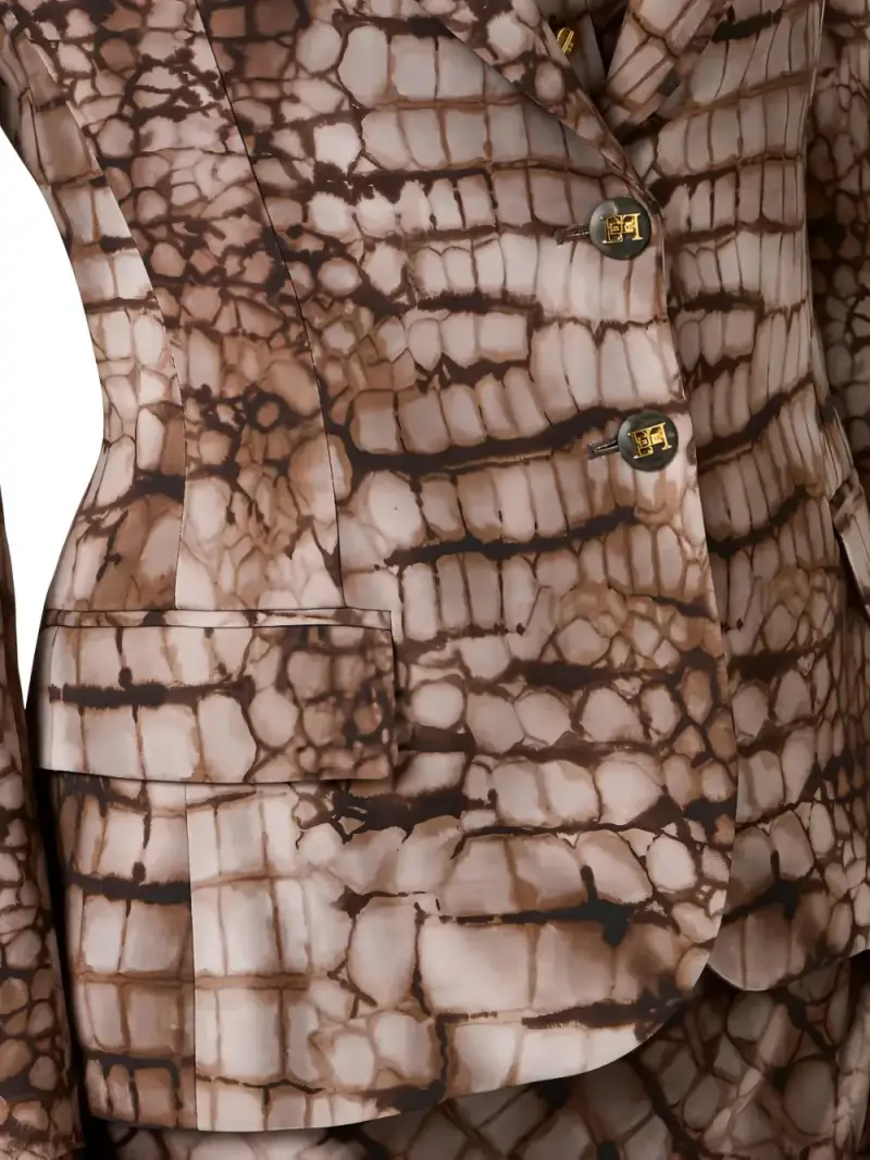 ELISABETTA FRANCHI Blazer Marrone 4179403 miniatura 2