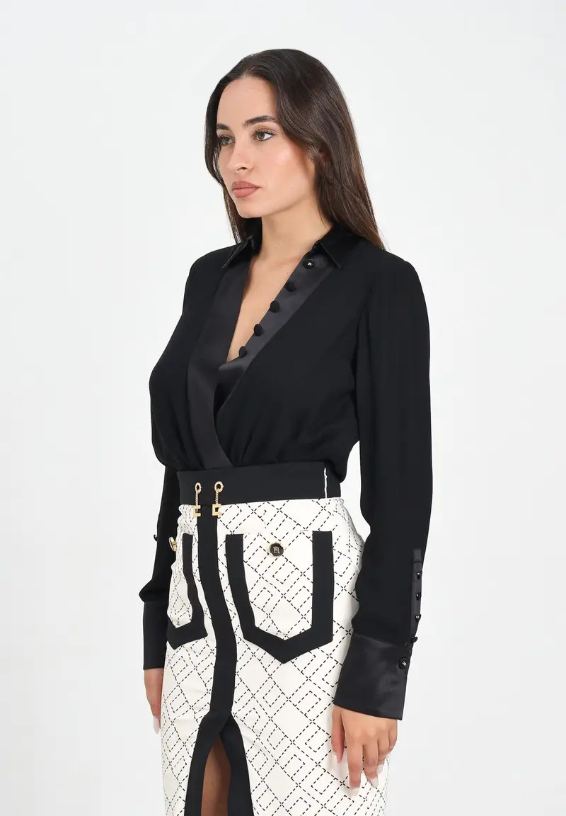 ELISABETTA FRANCHI Body Donna Nero 1144501