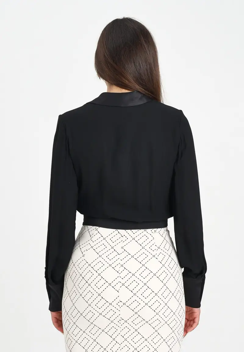 ELISABETTA FRANCHI Body Donna Nero 1144501 miniatura 3