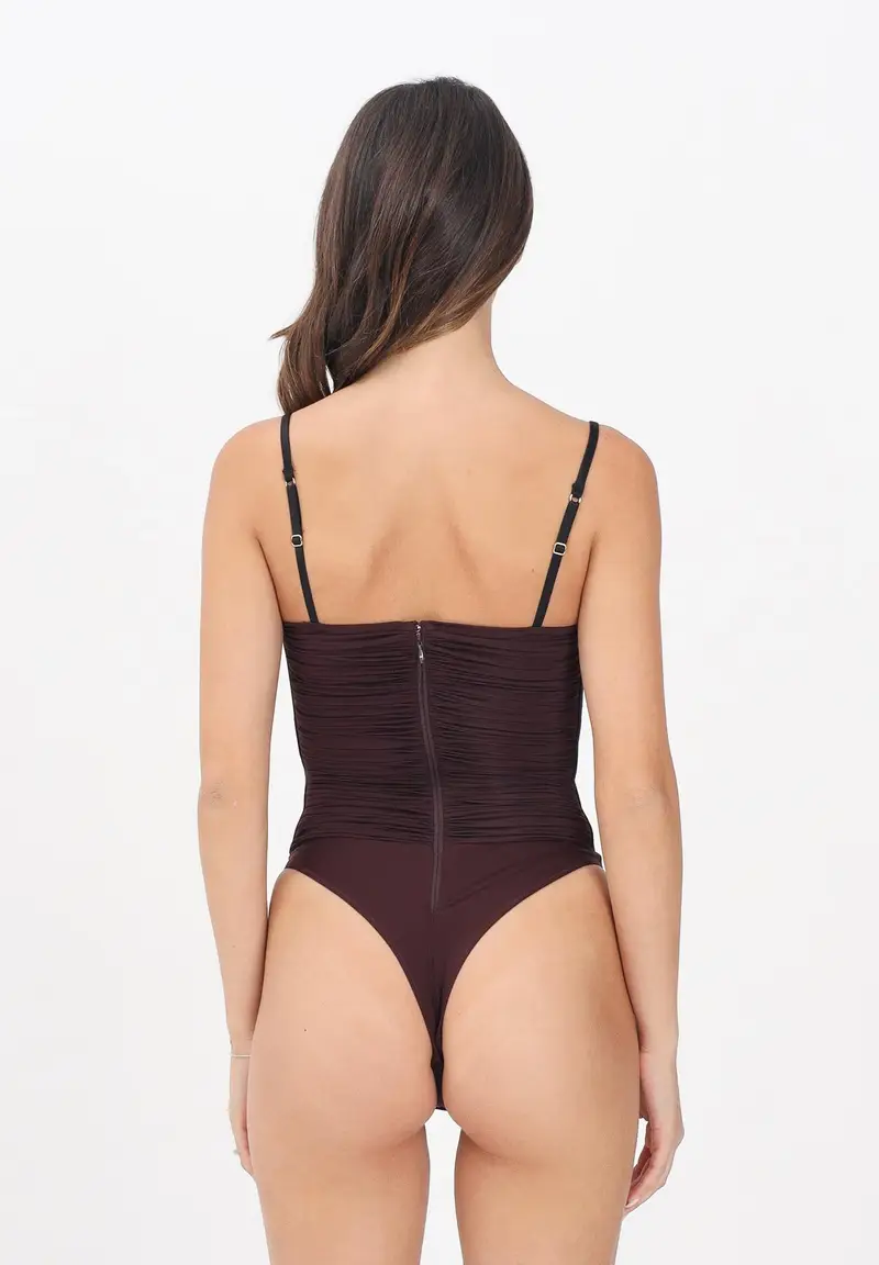 ELISABETTA FRANCHI Body Donna Bordeaux 1069075 miniatura 3