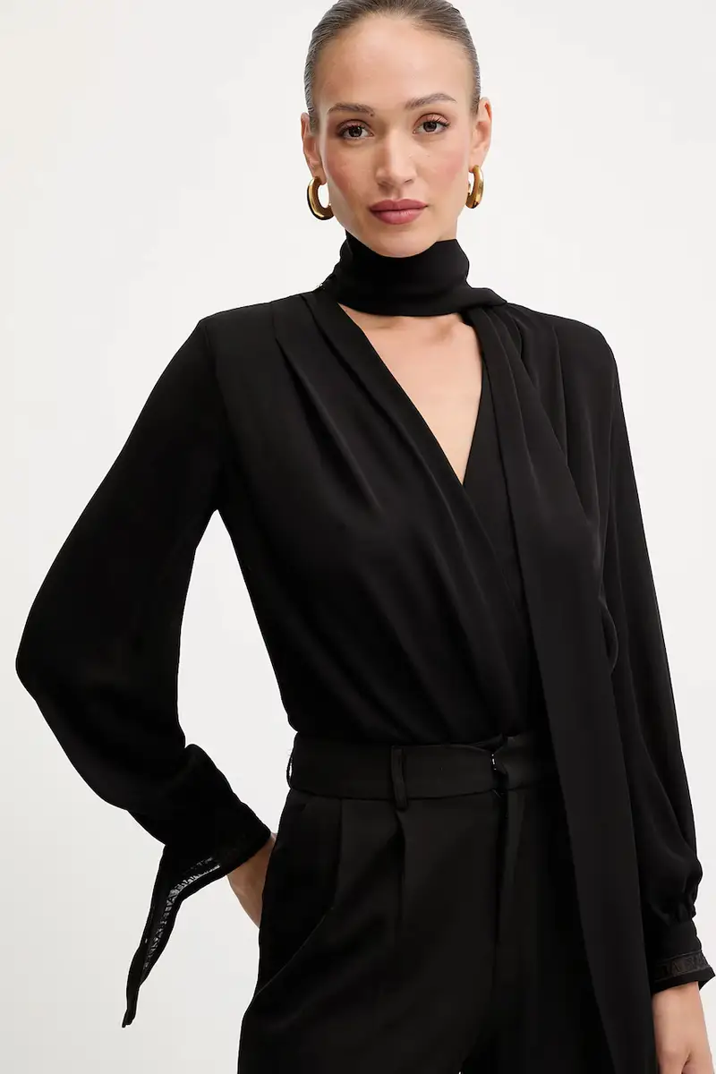 ELISABETTA FRANCHI Body Donna Nero 3889994 miniatura 4