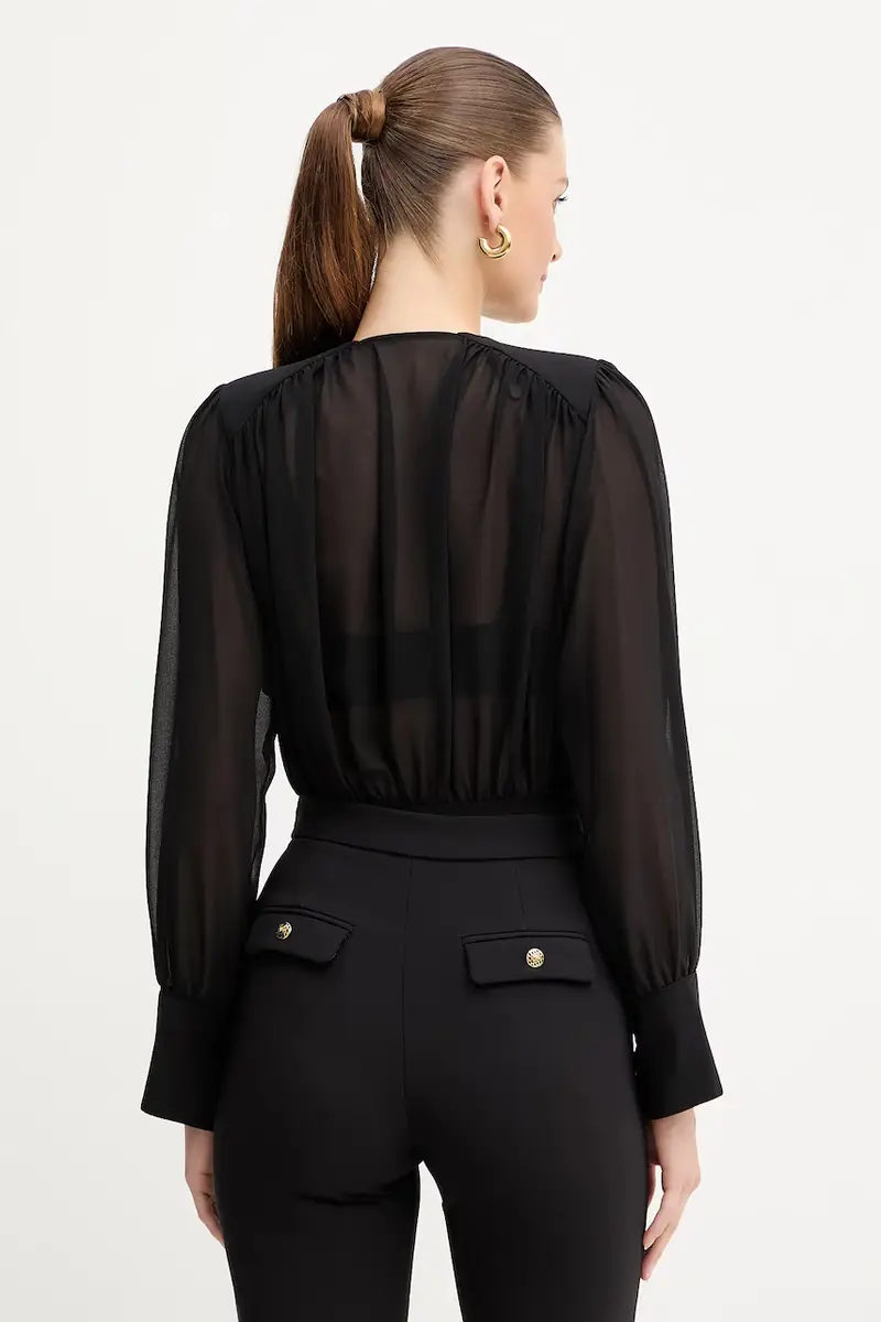 ELISABETTA FRANCHI Body Donna Nero 3890076 miniatura 3