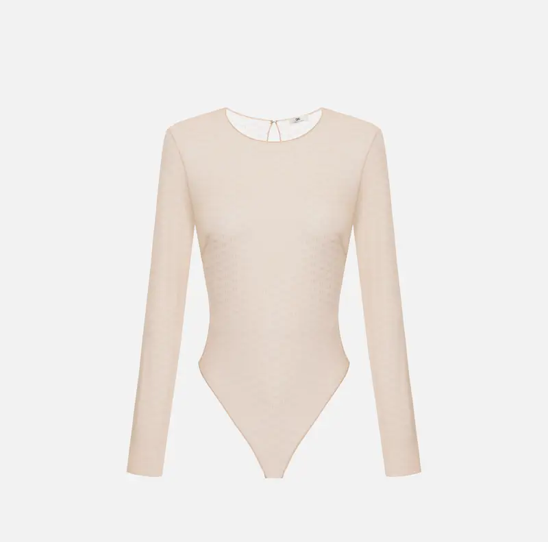 Body in tulle monogram