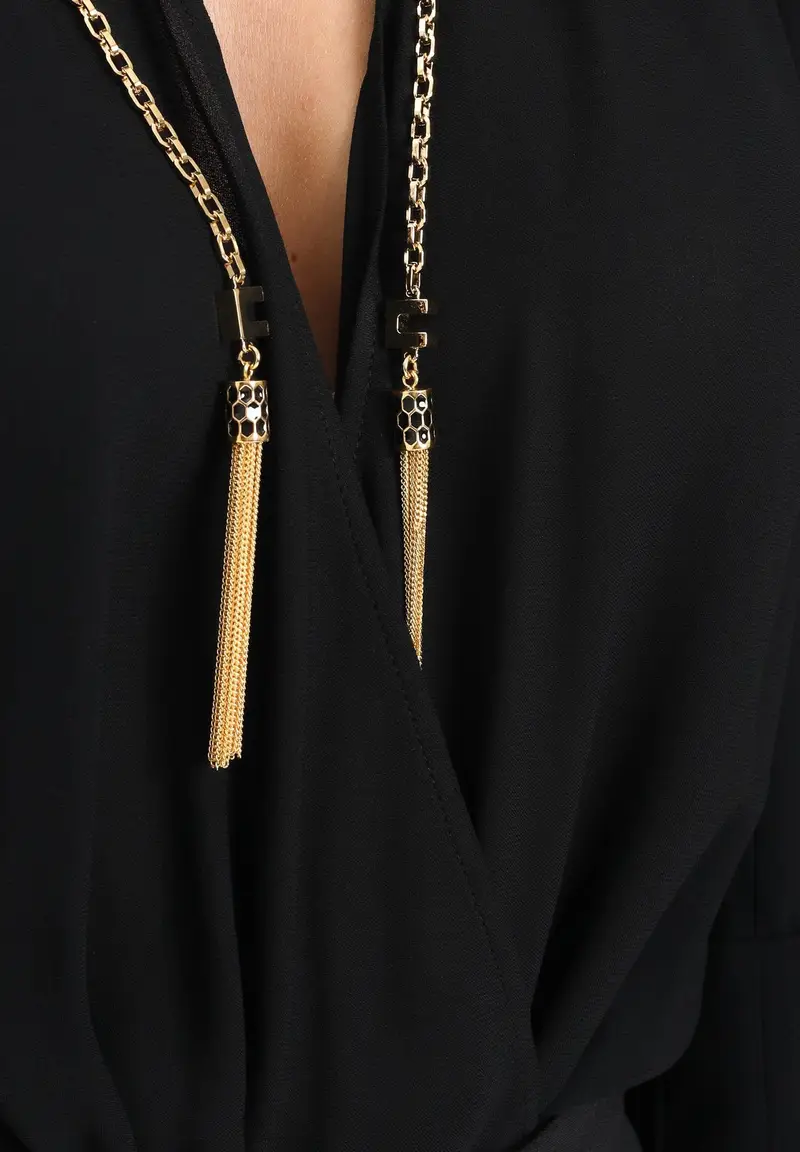 ELISABETTA FRANCHI Body Donna Nero 1284938 miniatura 2