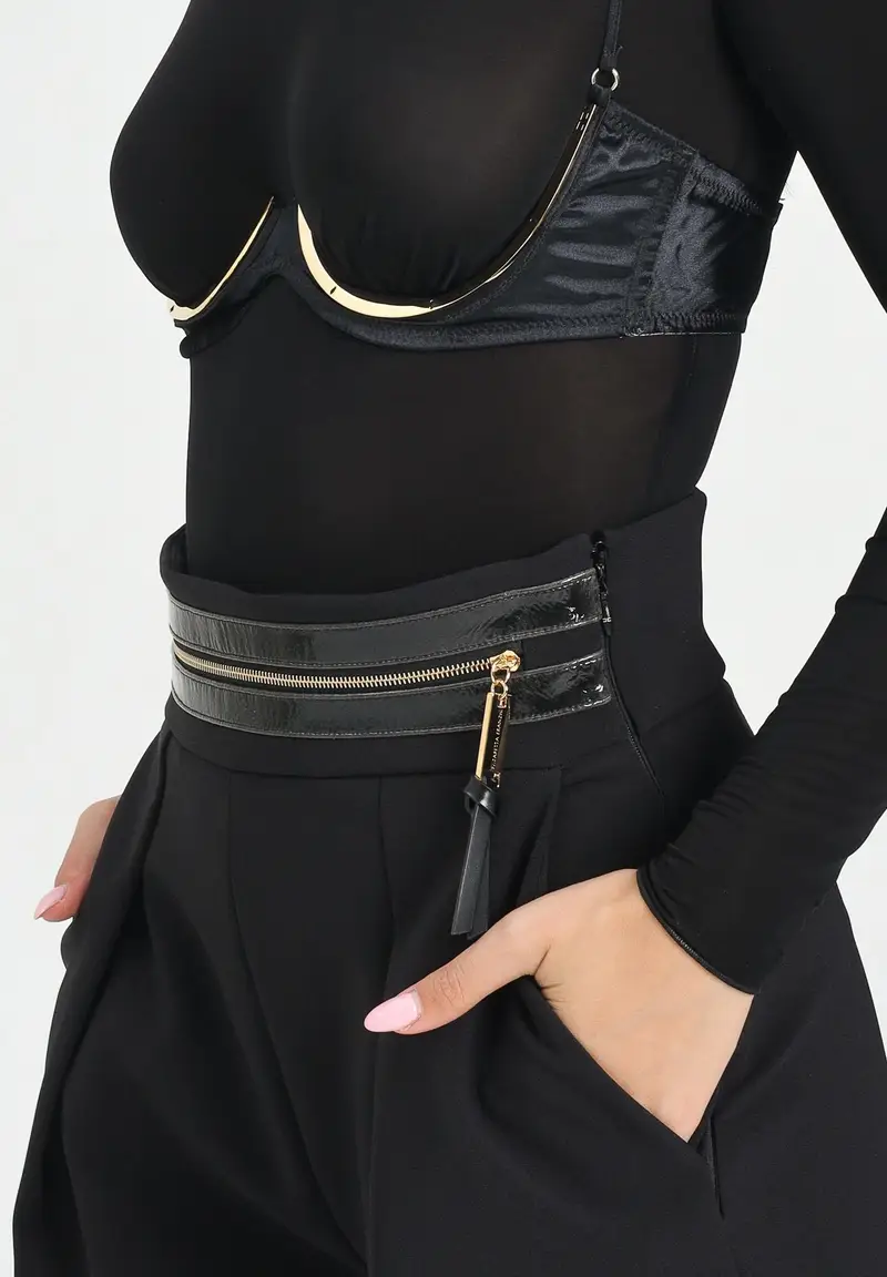 ELISABETTA FRANCHI Body Donna Nero 1284971 miniatura 2