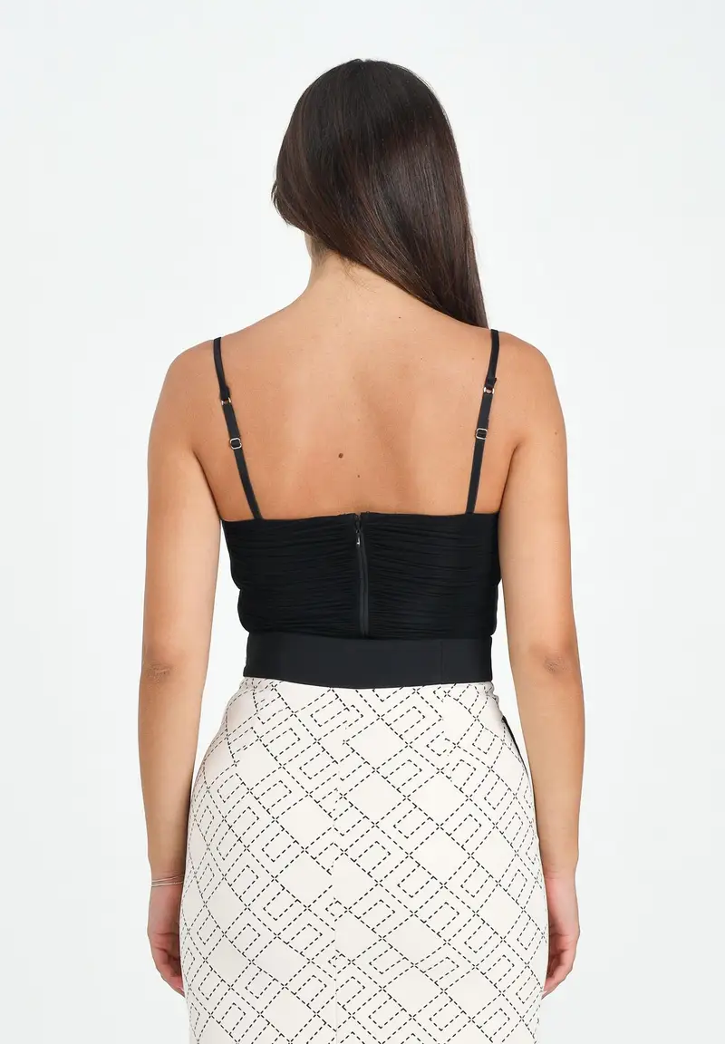 ELISABETTA FRANCHI Body Donna Nero 1207271 miniatura 3