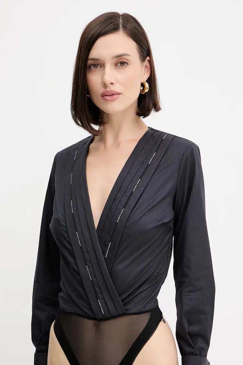 ELISABETTA FRANCHI Body Donna Blu 3889650 miniatura 4