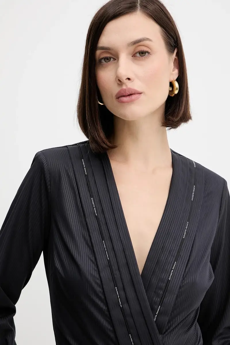 ELISABETTA FRANCHI Body Donna Blu 3889650 miniatura 5