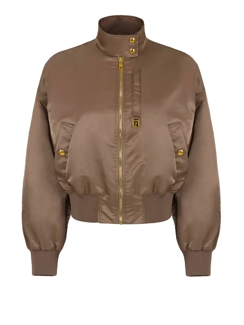 bomber elisabetta franchi da donna - argilla Beige