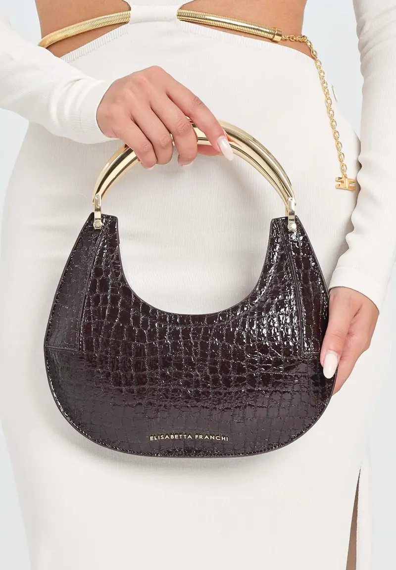 ELISABETTA FRANCHI Borsa a mano Donna Bordeaux 1284925 miniatura 3