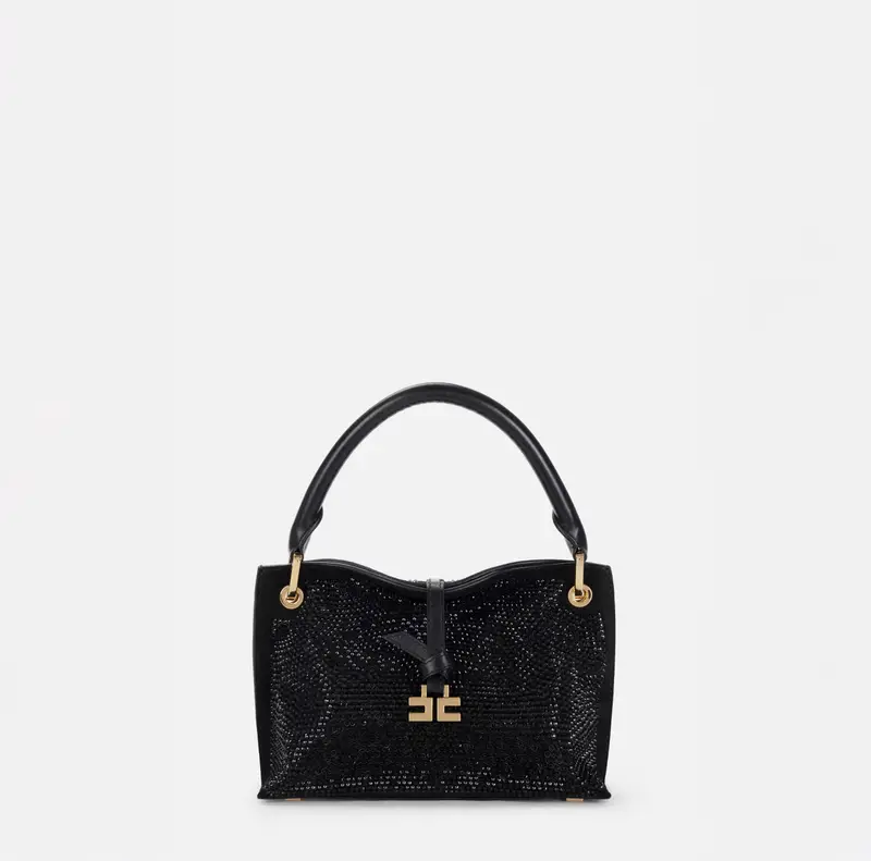 Borsa a mano Boulevard piccola con strass