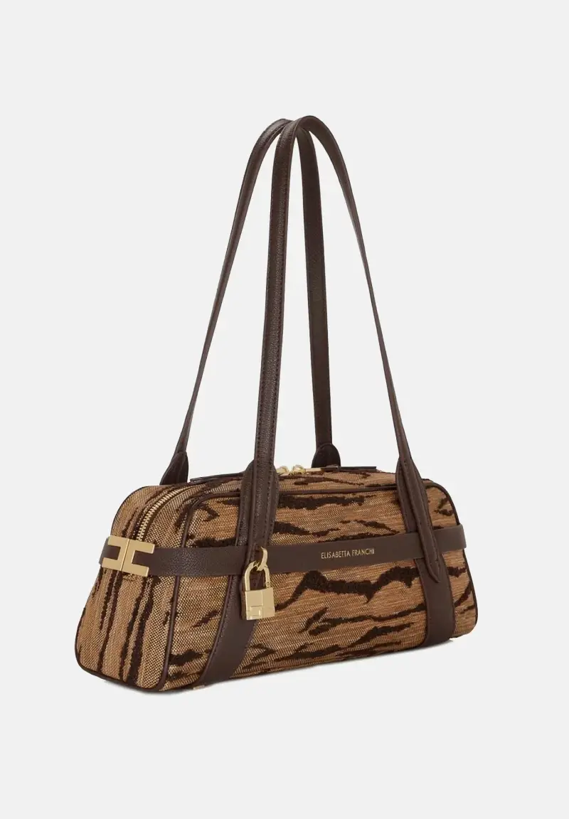 ELISABETTA FRANCHI Borsa a spalla Donna Marrone 4267809 miniatura 2