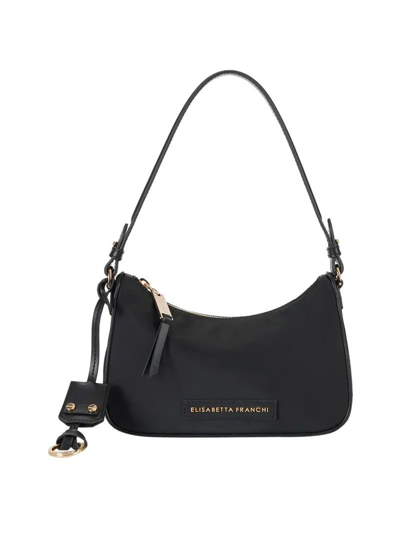 borsa a spalla elisabetta franchi da donna - nero