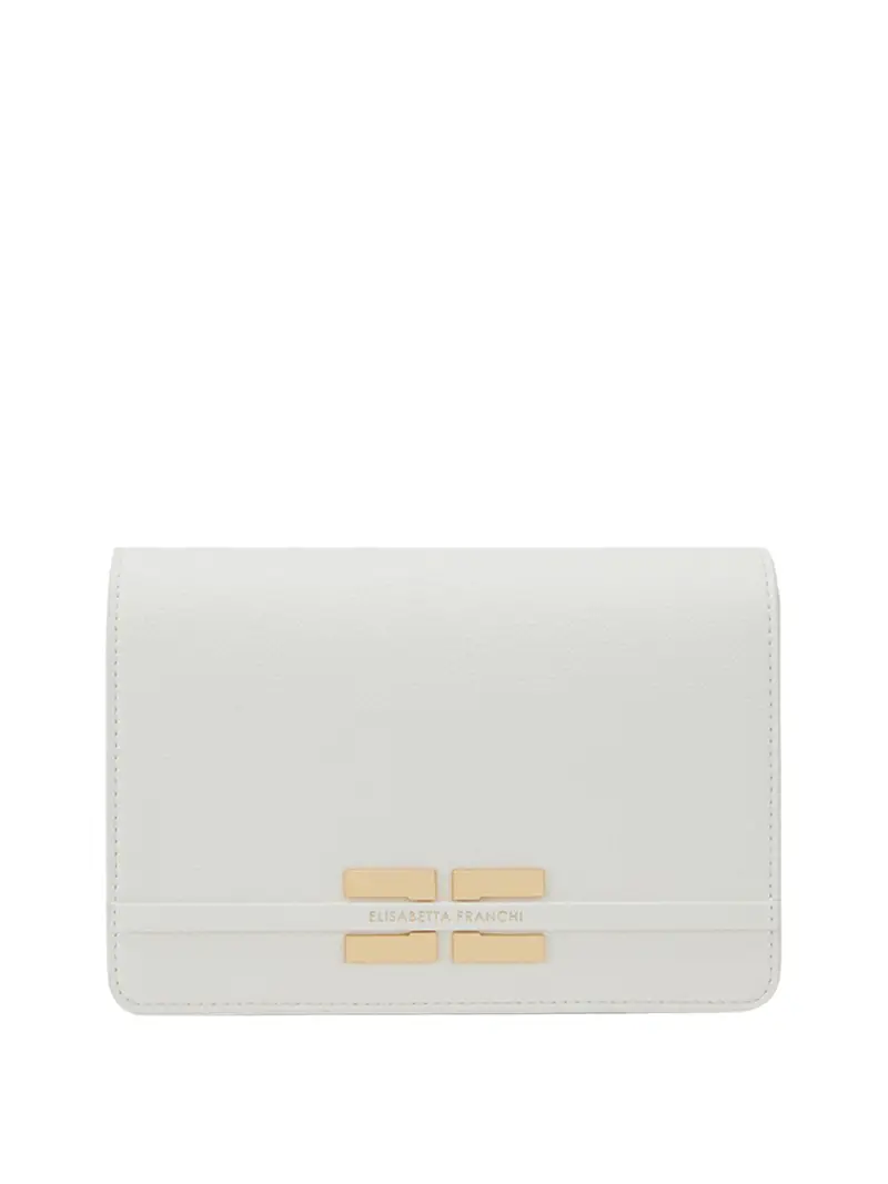 borsa a tracolla elisabetta franchi da donna - burro Avorio