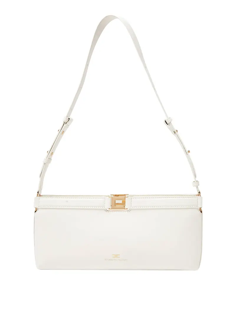 borsa a tracolla elisabetta franchi da donna - burro Avorio