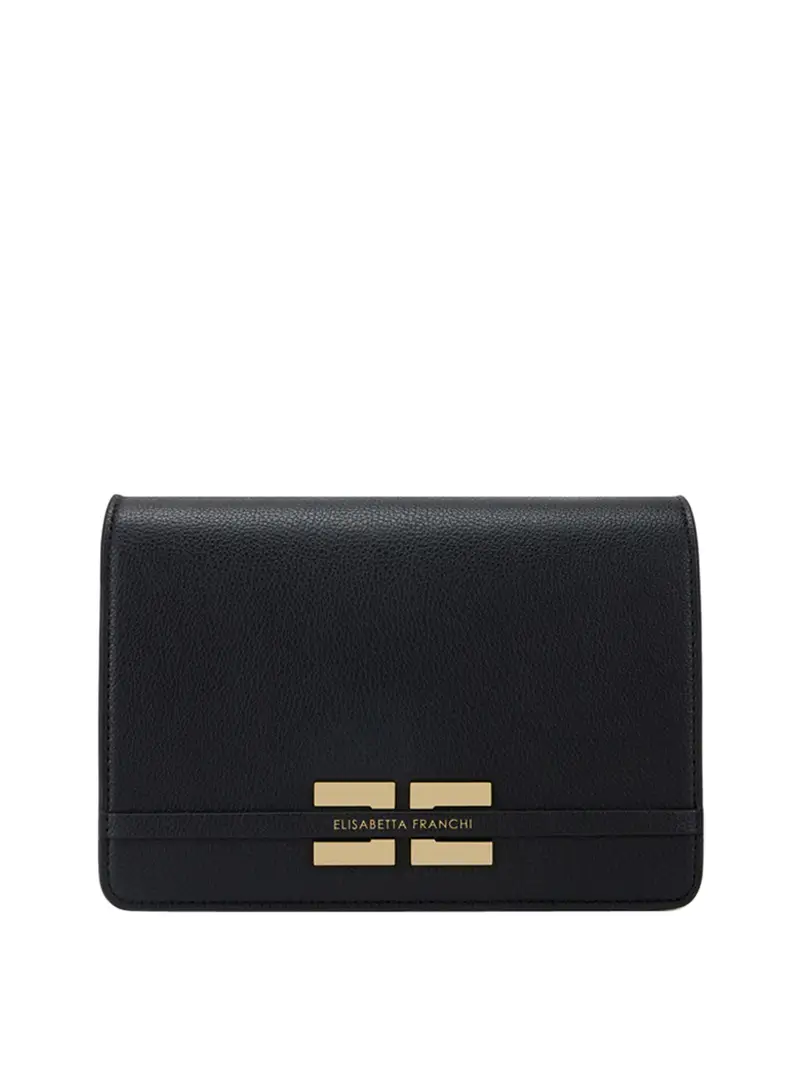 borsa a tracolla elisabetta franchi da donna - nero