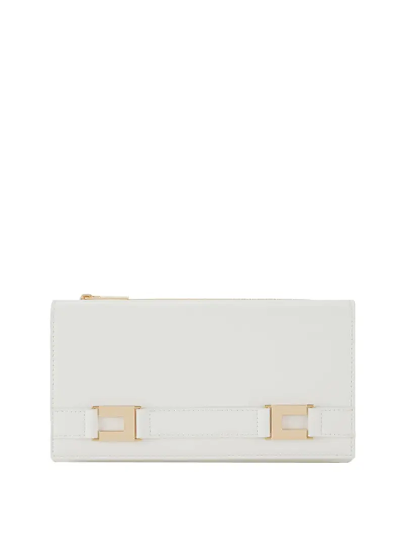 borsa pochette elisabetta franchi da donna - burro Avorio