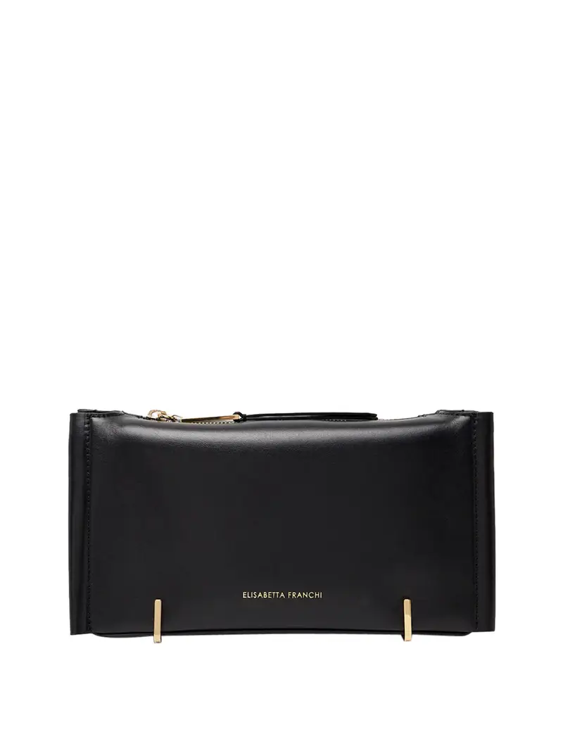 borsa pochette elisabetta franchi da donna - nero