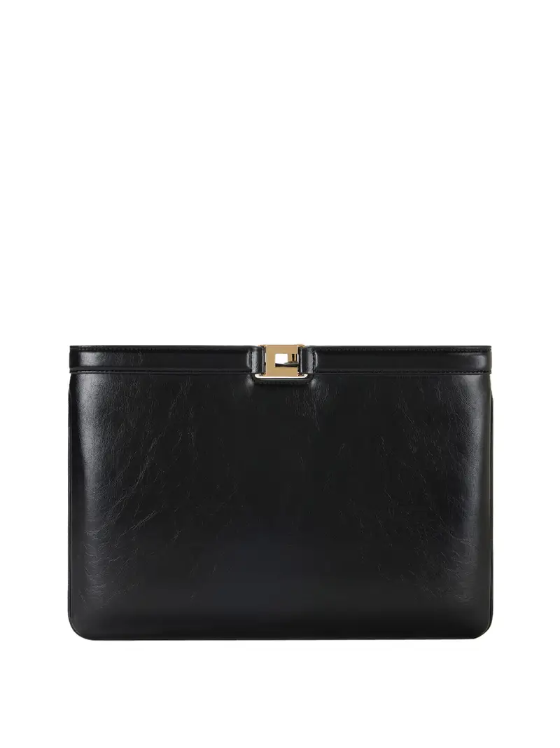 borsa pochette elisabetta franchi da donna - nero
