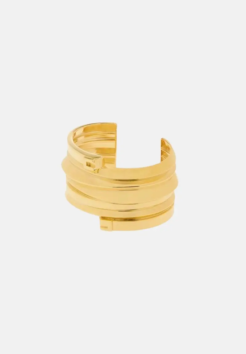 Bracciale cuff rigido oro da donna
