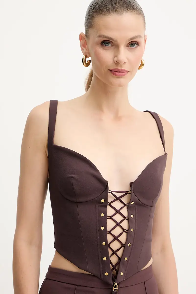 camicetta Marrone miniatura 4