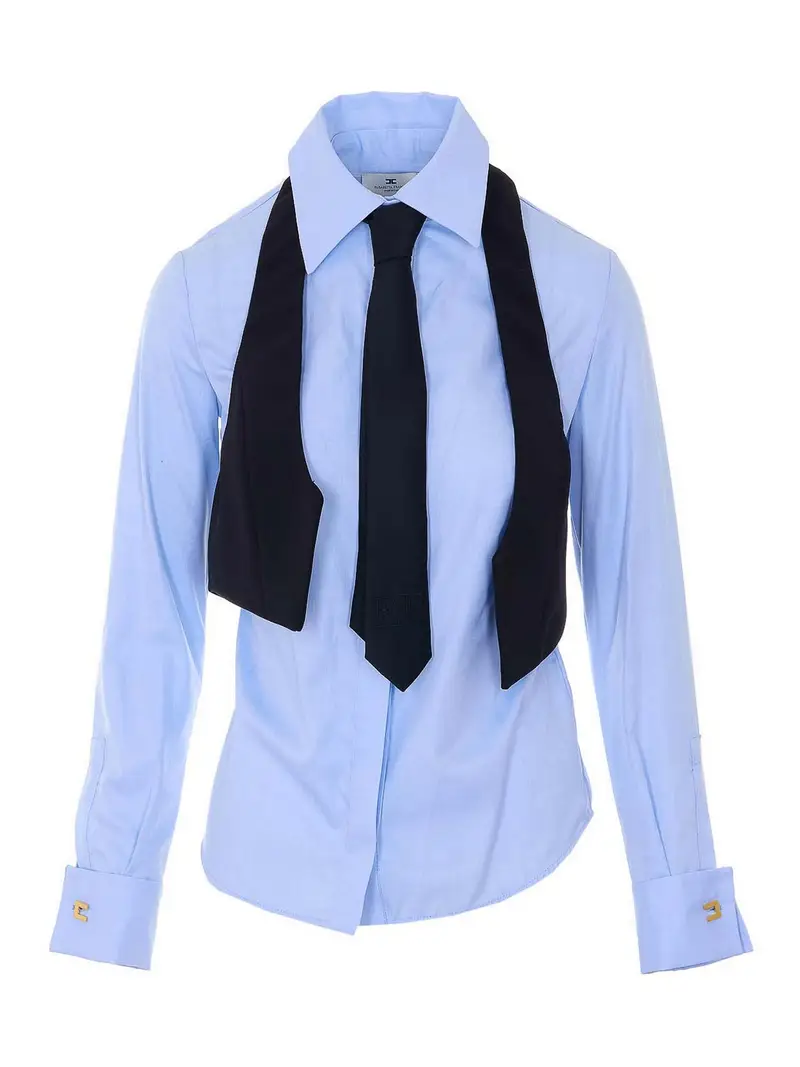 Camicia azzurra Blu