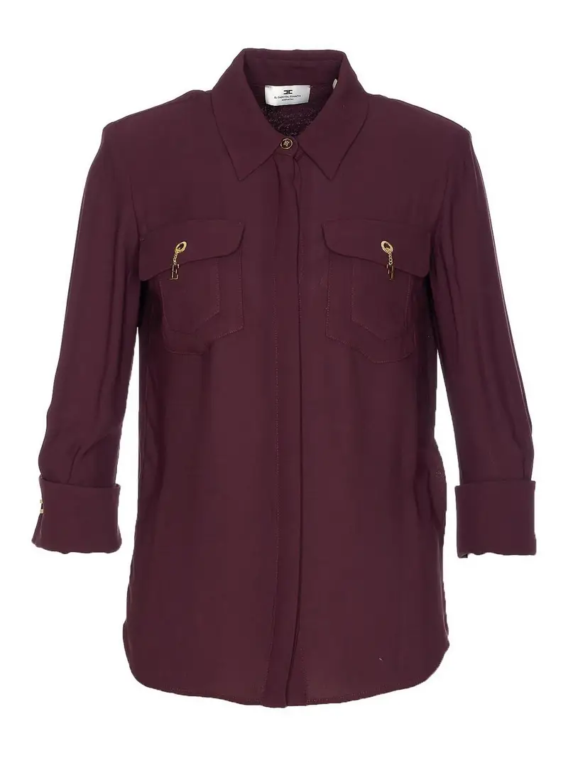 Camicia Bordeaux Rosso
