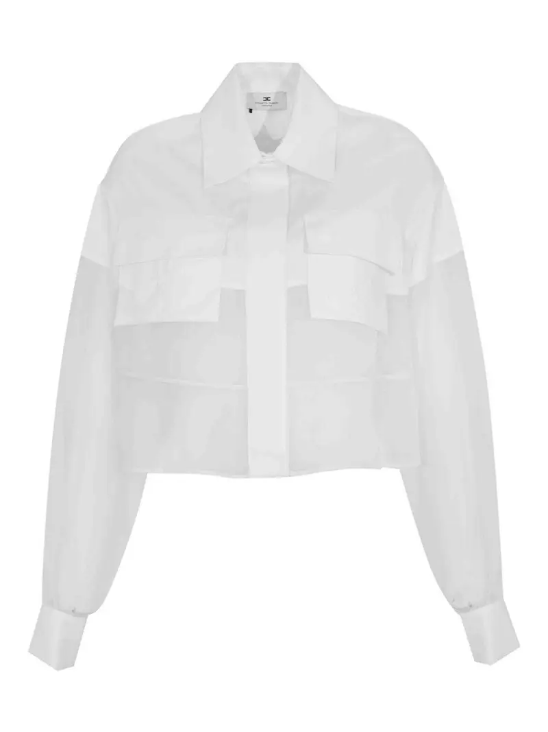 Camicia Cropped Bianco