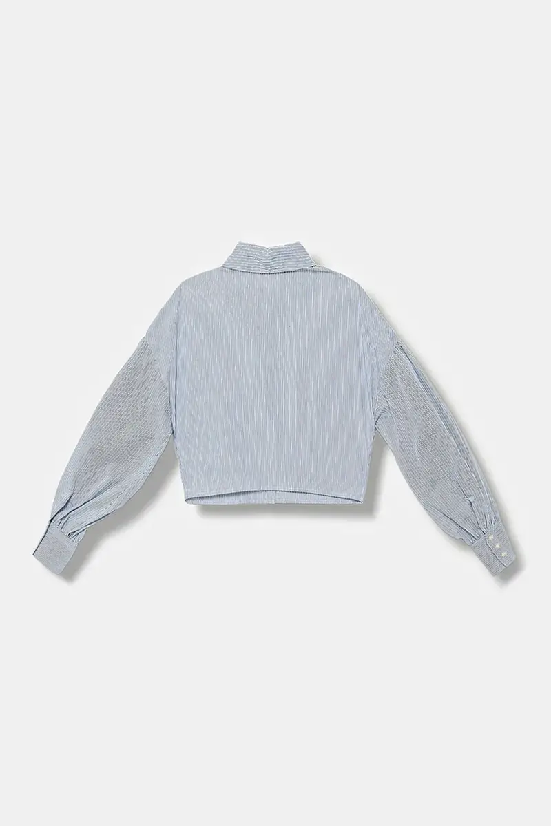 camicia di cotone per bambini colore blu EFCA273.0.CR020 miniatura 2