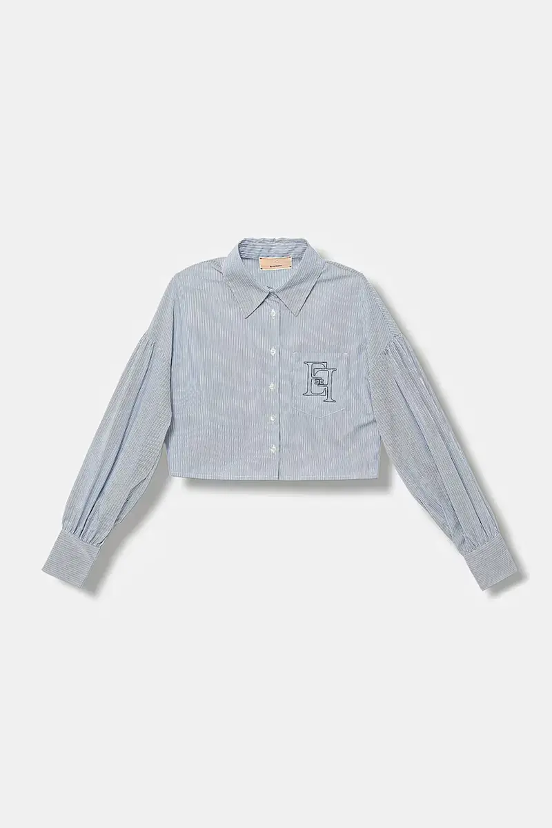 camicia di cotone per bambini colore blu EFCA273.0.CR020