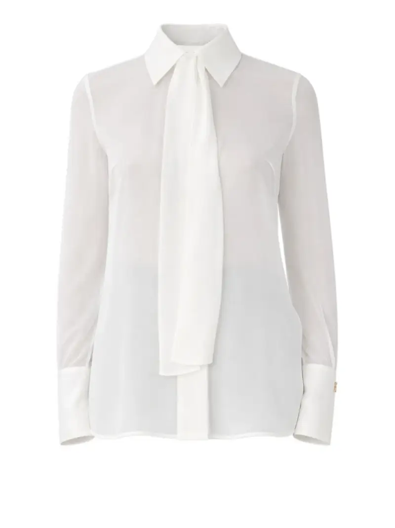 camicia elisabetta franchi da donna - avorio