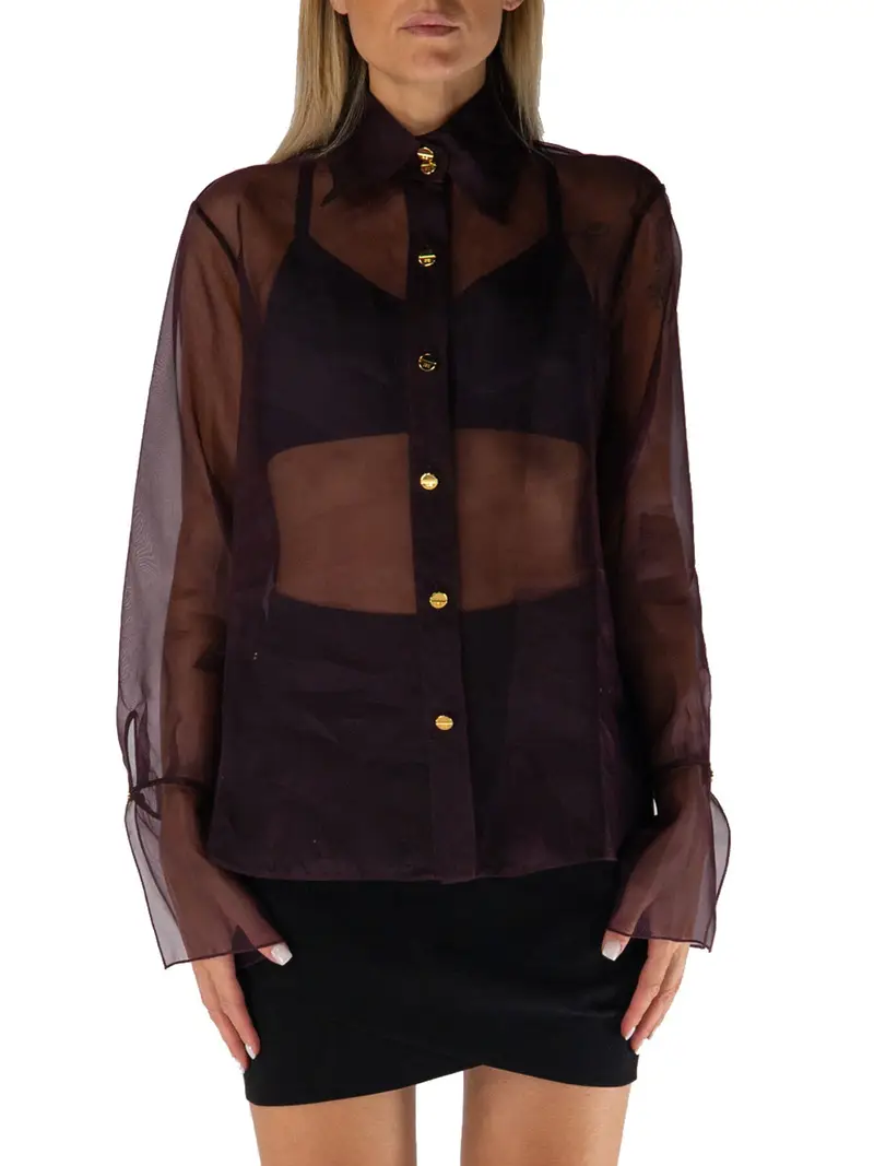 camicia elisabetta franchi da donna - merlot Bordeaux
