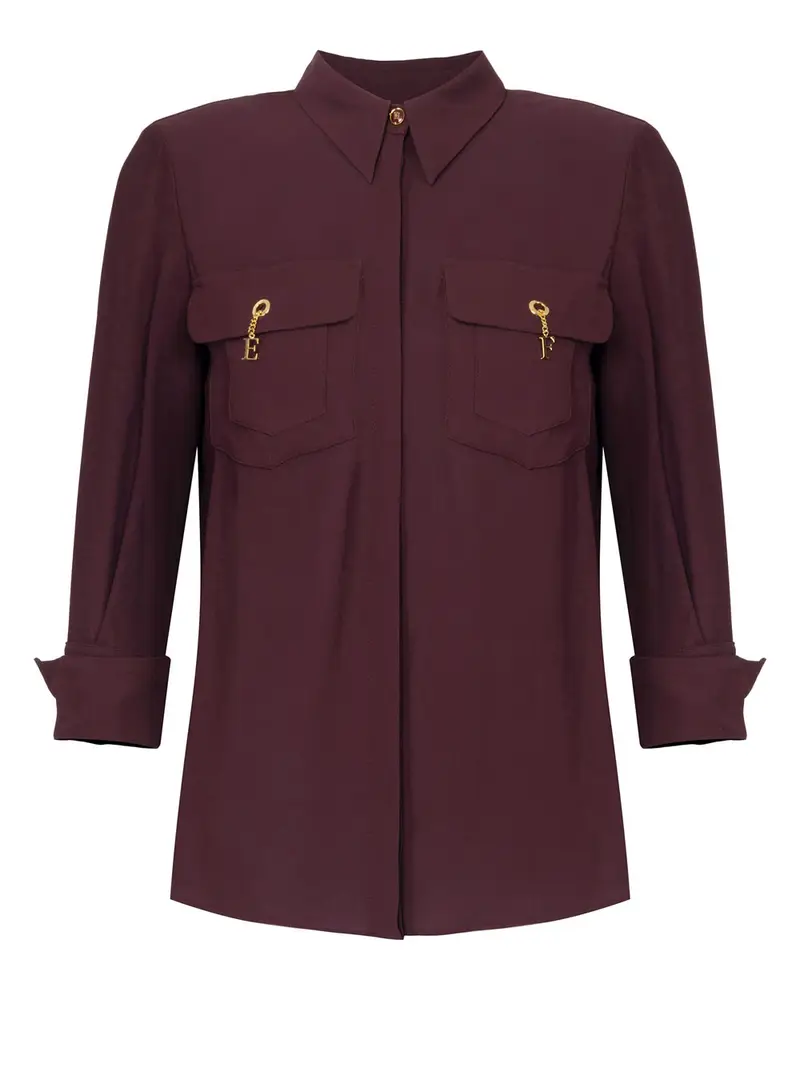 camicia elisabetta franchi da donna - merlot Bordeaux