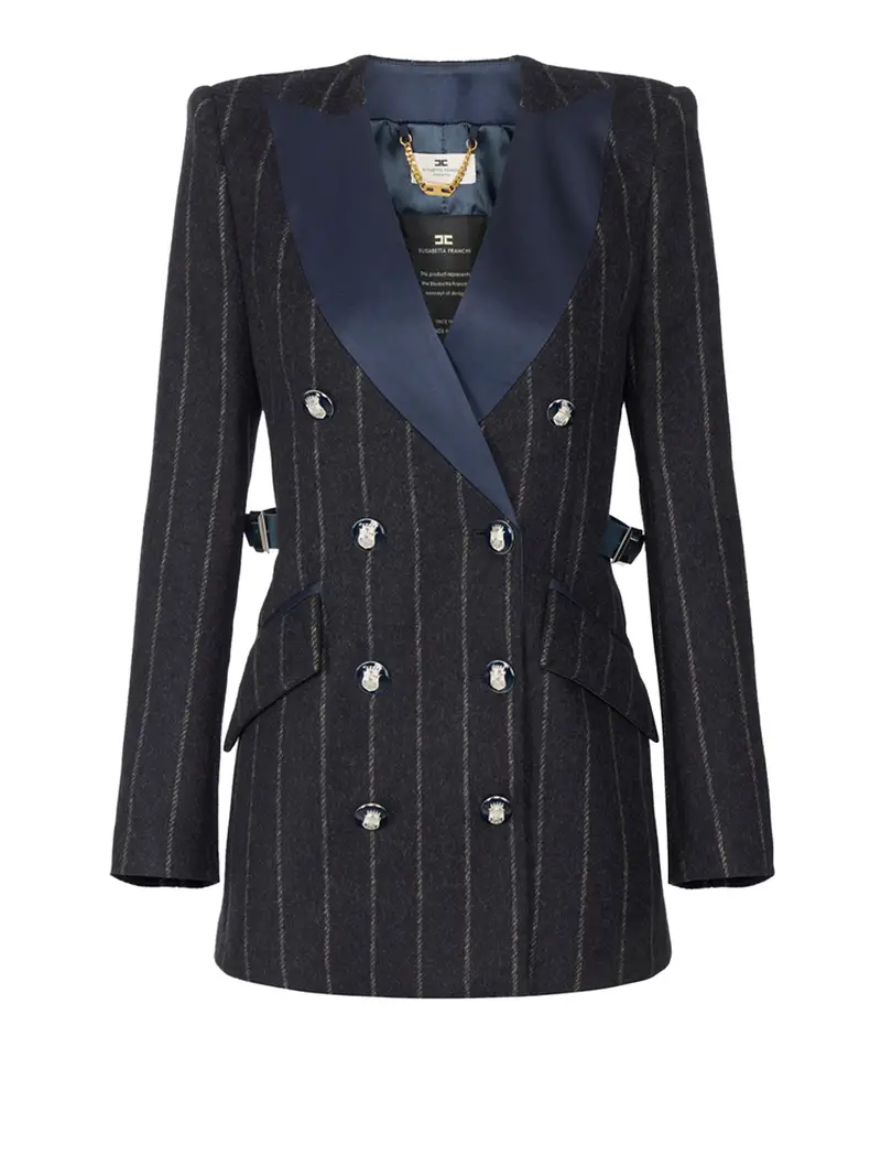 cappotto elisabetta franchi da donna - twilight Viola