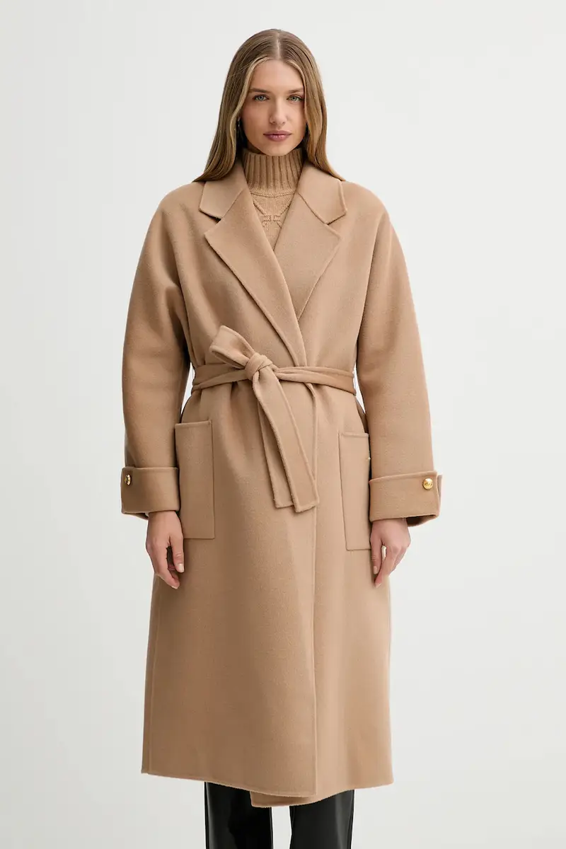 cappotto in lana Beige