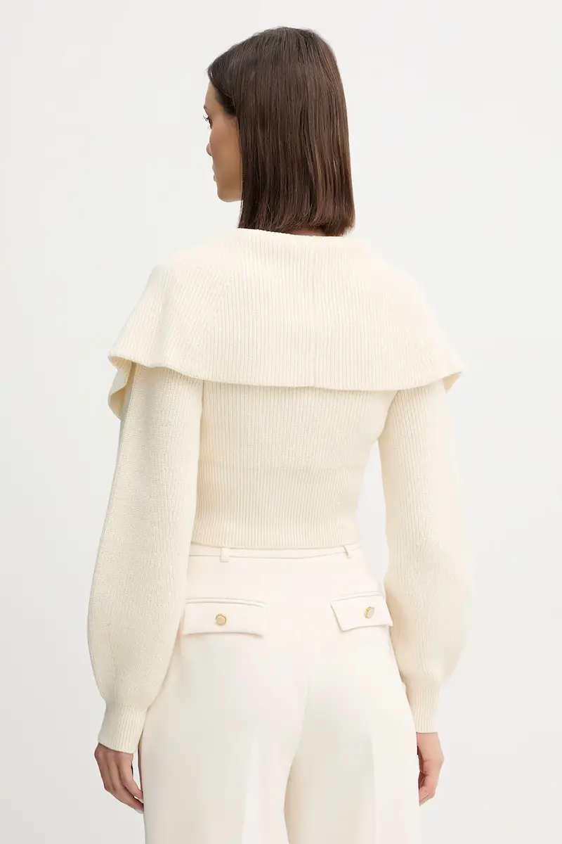 ELISABETTA FRANCHI Cardigan Beige 3969571 miniatura 3