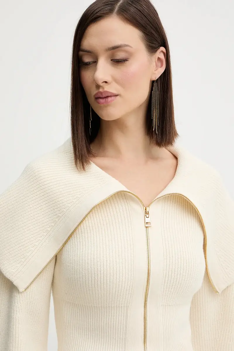 ELISABETTA FRANCHI Cardigan Beige 3969571 miniatura 4