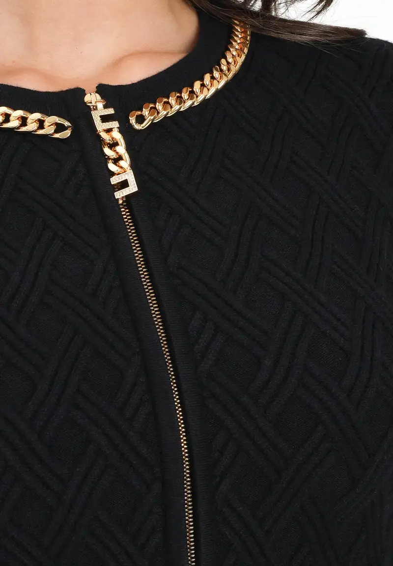 ELISABETTA FRANCHI Cardigan Donna Nero 1144444 miniatura 2