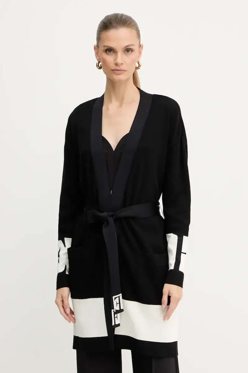 ELISABETTA FRANCHI Cardigan Donna Nero 3890073