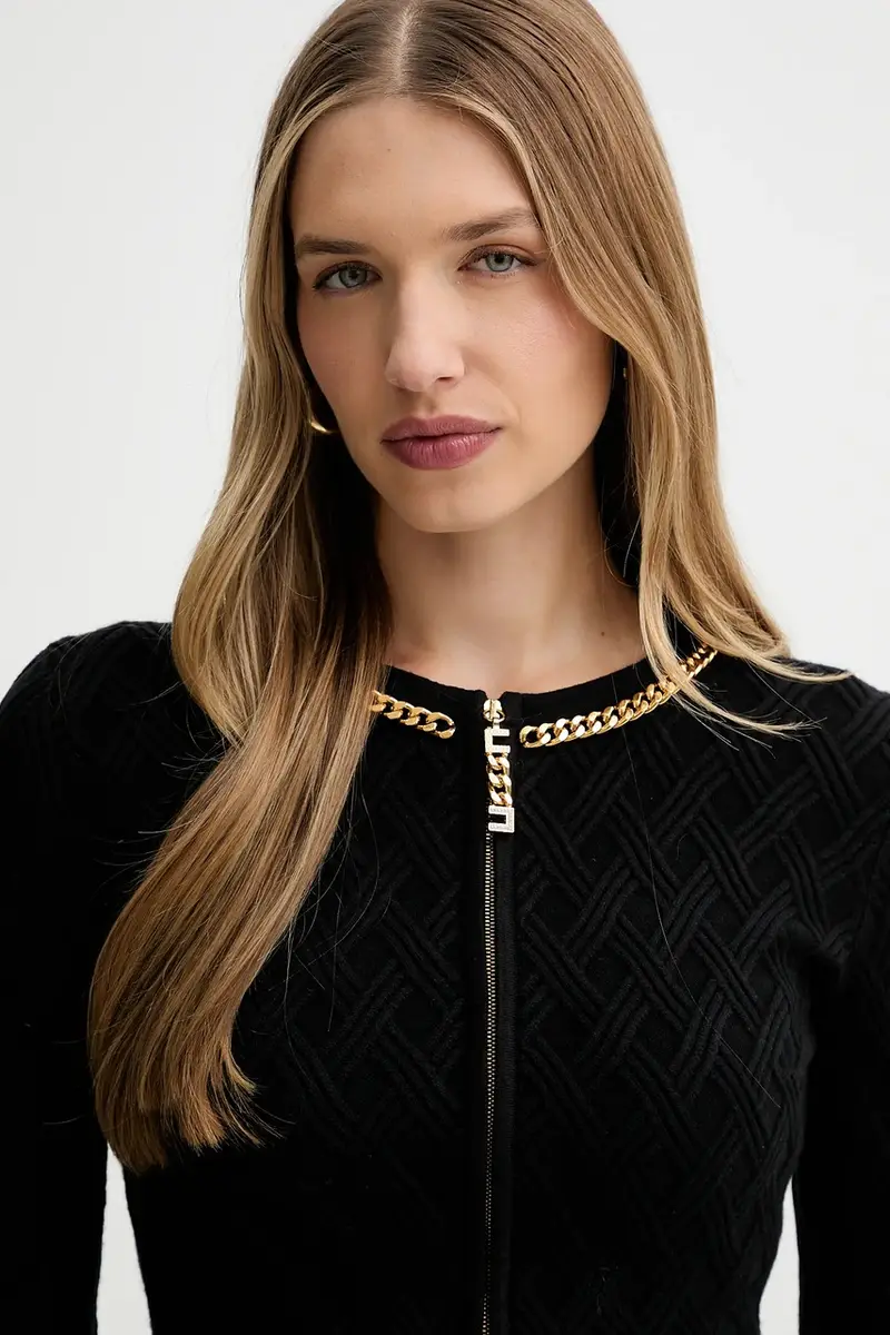 ELISABETTA FRANCHI Cardigan Nero 3969598 miniatura 4