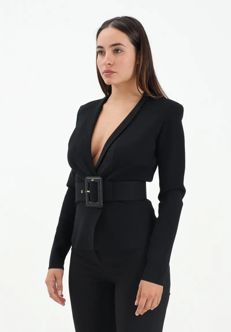 ELISABETTA FRANCHI Cardigan Donna Nero 2910843